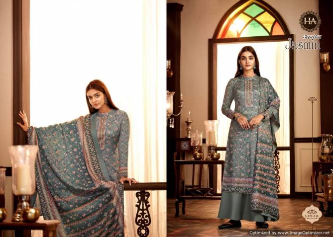Harshit Jasmin Casual Wear Digital Printed Wool Pashmina Dress Collection